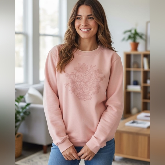 Northern Reflections Tops - Northern Reflections Pink Sweatshirt